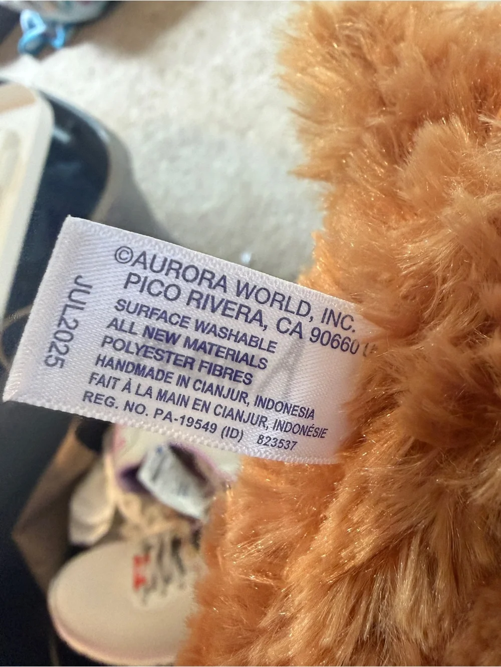 Amari The Cow Scottish Highland Cow Plush in Brown with Red Tartan Hat New! - Picture 7 of 10